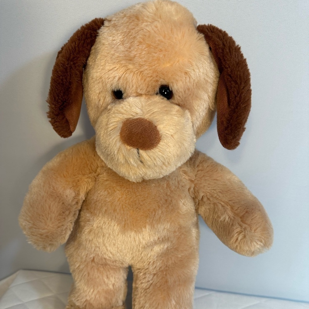 Build A Bear Workshop Brown Tan Puppy Dog 16” 2014 Plush Stuffed Animal BAB Toy - Picture 2 of 8